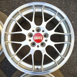 鍛造 BBS RG-R DSK ダイヤモンドシルバークリア 18インチ 8J+35 RG753 PCD114.3 5穴 4本の画像4