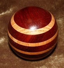 木製シフトノブ(材質：パドウク集成材）12x1.25mm（SP-49D47.3L)