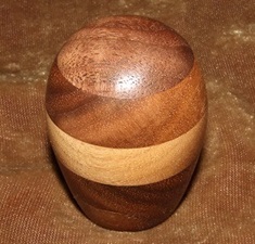 木製シフトノブ(材質：ウォールナット集成材）12x1.25mm（EG-39.8D51.1L)