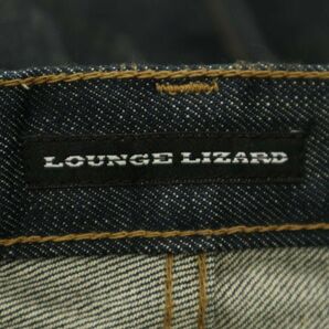 LOUNGE LIZARD ラウンジリザード 通年 インディゴ★ スリム デニム パンツ ジーンズ Sz.2 メンズ 日本製 C4B01637_4#Rの画像7