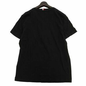 TOMMY HILFIGER トミーヒルフィガー 春夏 ロゴプリント★ オーガニック コットン 半袖 カットソー Tシャツ Sz.L メンズ 黒 C4T03343_4#Aの画像4