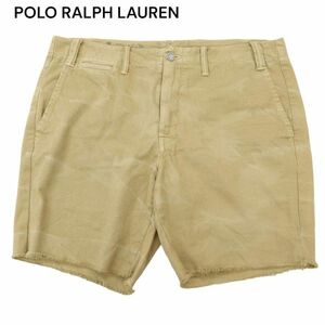 POLO RALPH LAUREN ポロ ラルフローレン 現行タグ★ 春夏 STRAIGHT FIT カットオフ ショート パンツ Sz.36　メンズ　C4B01719_4#P