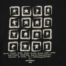 未使用★ CANTERBURY カンタベリー 春夏 ロゴ プリント 半袖 カットソー Tシャツ Sz.XL　メンズ 黒 大きいサイズ ラグビー　C4T03506_4#D_画像3