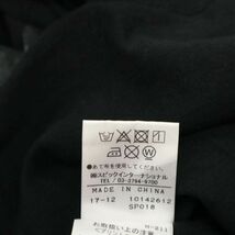 BLUE TORNADO トルネードマート 通年 バック ロゴ ガール プリント★ Vネック 長袖 カットソー ロンTシャツ Sz.M　メンズ 黒　C4T03724_4#F_画像9