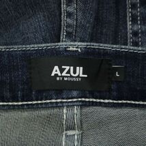 AZUL by MOUSSY アズール マウジー 通年 ダメージ&リペア加工★ ストレッチ スキニー デニム パンツ ジーンズ Sz.L　メンズ　C4B01819_4#R_画像10