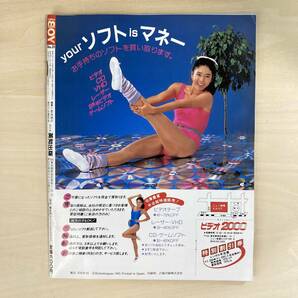 ビデオボーイ 昭和61年 1986年1月 永井陽子 竹下ゆかり ピンナップカレンダー付の画像2