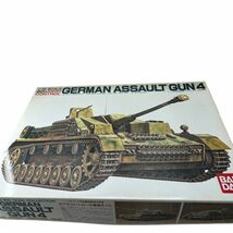 未組立 バンダイ 1/15 ドイツ4号突撃砲戦車 ラジオコントロール専用 BANDAI GERMAN ASSULT GUN 4 昭和 当時物_画像4