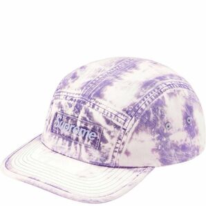 Supreme Bleached Chino Camp Cap purple パープル