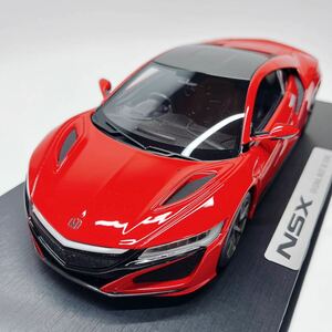 【S2】1/18 モデルカー HONDA ホンダ NSX バレンシアレッドパール　本田技研工業製（非売品）NSX購入者に送られるモデルカー 