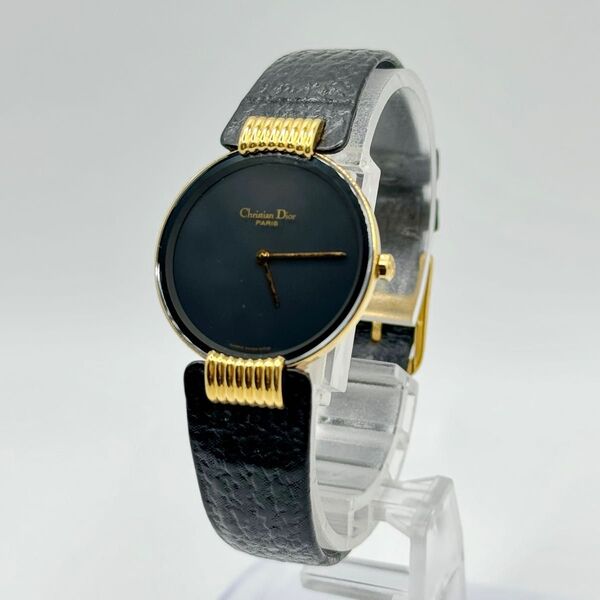 CHRISTIAN DIOR クリスチャンディオール QZ46153-3黒文字盤