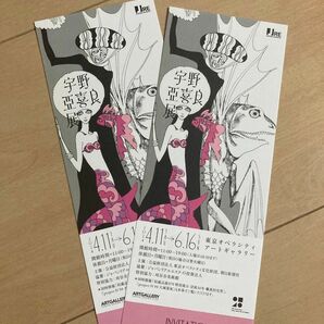 宇野亞喜良展@東京オペラシティアートギャラリー(初台) 招待券チケット2枚　〜6/16(日) 