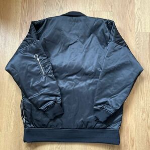 【¥71,500/新品未使用タグ付き】 GDC BOMBERJACKET ボンバージャケット Lサイズ ブラック×オレンジ フライトジャケット MA-1の画像8