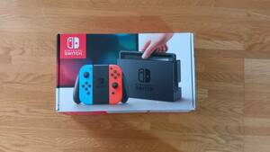 Nintendo Switch body old model JOY-CON neon color HAC-S-KABAA operation verification settled / the first period . settled secondhand goods 