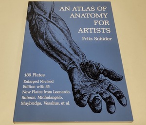 AN ATLAS OF ANATOMY FOR ARTISTS Fritz Schider 洋書 アーティストのための人体解剖学 美術 絵画 デッサン イラスト