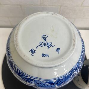 B401. 1. 箱なし 中古 長期保管品  DE PORCELEYNE FLES ロイヤルデルフト 花瓶 飾り インテリアの画像6