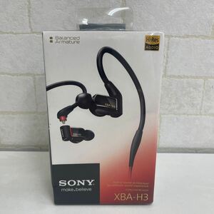 Y405. 14. 新品未開封 SONY ソニー ハイブリッドイヤホン XBA-H3 付属品完備 インナーイヤー レシーバー 密閉型. シュリンク付き