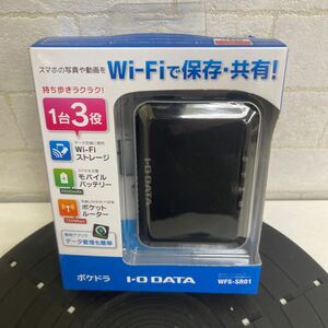 Y422. 33. I-O DATA iPhone対応 Wi-Fi SDカードリーダー スマホ充電付 WFS-SR01未開封品