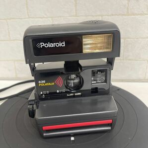 Y428. 18. カメラ Polaroid POLATALK. 636 ポラロイド 本体 通電確認のみ ジャンク品 の画像1