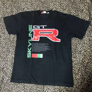 90's スカイライン GT-R Tシャツ ブラック シングルステッチ skyline vintage GTR tee