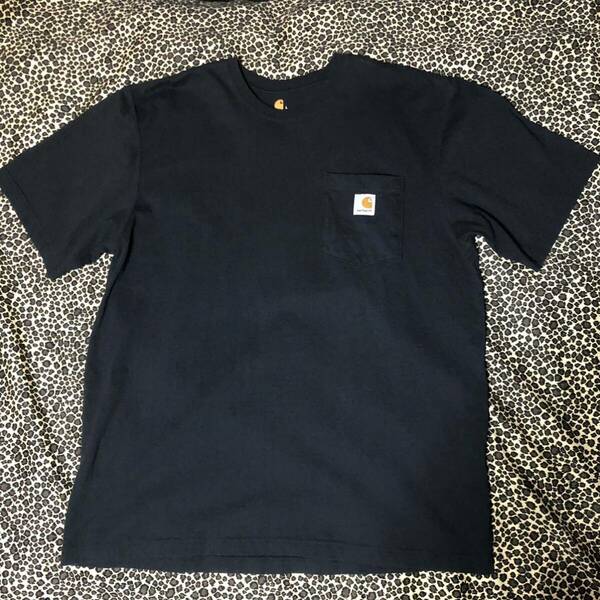 carhartt ポケット Tシャツ L ブラック カーハート 