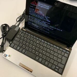 ASUS PC ノートパソコン　1005HA 小型　通電確認済　ジャンク　（04.24）