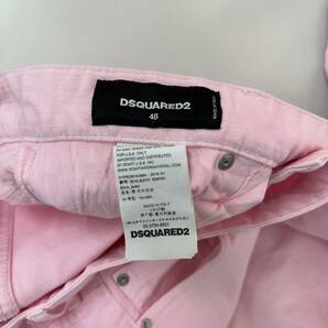 ディースクエアード スリムジーン 46 ピンクデニム 直営店購入正規品 Dsquared2の画像6