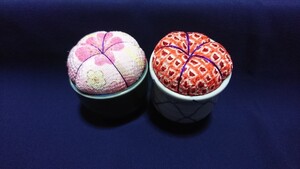 ハンドメイド 針山 まとめ売り2点