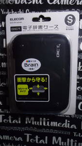 ELECOM computerized dictionary case reference storage size width 142mm× depth 86mm× height 23mm compact size. computerized dictionary . firmly .. semi hard type outside fixed form 300 jpy 