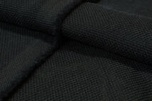 清涼感 カラミ織メッシュ やや中厚地ソフト 黒 長4ｍ巾135cm ジャケット ジレ ベスト_画像6