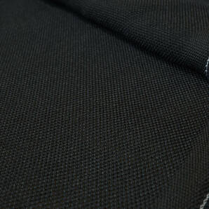 清涼感 カラミ織メッシュ やや中厚地ソフト 黒 長4ｍ巾135cm ジャケット ジレ ベストの画像4