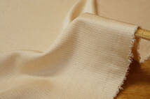 シルク ミラノリブニット 微薄くったりソフト クリームベージュ長4ｍ巾115cm Ｔシャツ 長袖 プルオーバー チュニック_画像2