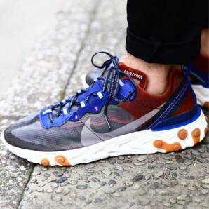 超希少！即完売品！Ron Hermanロンハーマン購入品！お洒落！カッコイイ！★NIKEナイキ REACT ELEMENT 87！ゴールデンサイズ26㎝！★の画像1