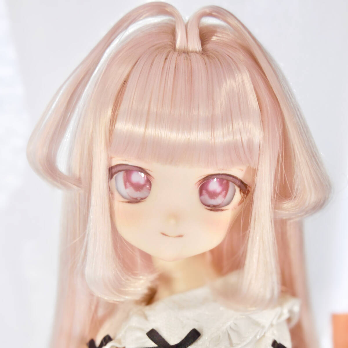 DDH-27 SW肌 カスタムヘッド+自作ラベルアイ MDD【くましゅまるほんぽ】, 人形, キャラクタードール, ドルフィードリーム, パーツ