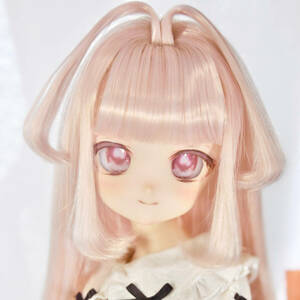 Art hand Auction DDH-27 SW肌 カスタムヘッド+自作ラベルアイ MDD【くましゅまるほんぽ】, 人形, キャラクタードール, ドルフィードリーム, パーツ