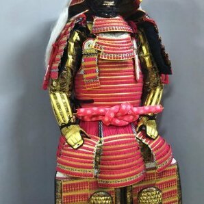 美品【武田信玄公 創作等身大鎧】 兜 甲冑  鎧 の画像3