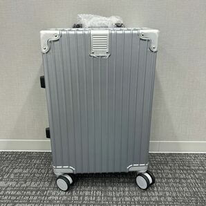 キャリーケース スーツケース 機内持ち込み 40L キャリーバッグ シルバー 2の画像1
