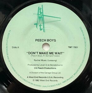 PEECH BOYS / Don't Make Me Wait 7inch Vinyl record (アナログ盤・レコード)