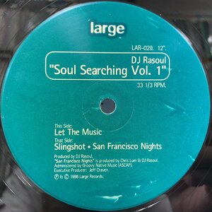 DJ RASOUL / Soul Searching Vol. 1 12inch Vinyl record (アナログ盤・レコード)