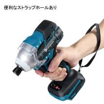 (A) インパクトドライバー 18V マキタ Makita 互換 充電式 電動ドライバー ブラシレス コードレス 14.4V 電動工具_画像2