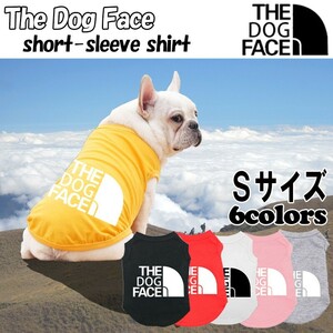 送料無料 THE DOG FACE ザドッグフェイス Ｓサイズ 選べるカラー ドッグフェイス 犬 夏服 THE NORTH FACE ノースフェイス 犬用カットソー
