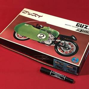 A7659●レトロ プラモデル 当時モノ【GUZZI グッジイ グッチ】1/9 SCALE MOTO GRAND PRIX SERIES PROTAR 500cc 8SILINDRI 未組立の画像2