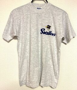 新品 東京 ヤクルト スワローズ つば九郎 & Swallows ロゴ Tシャツ