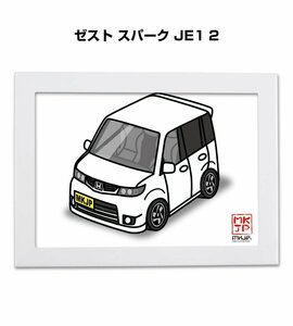 MKJP イラストA5フレーム付 ゼスト スパーク JE1 2 送料無料