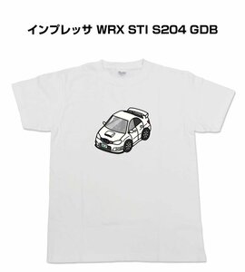 MKJP 半そでTシャツ インプレッサ WRX STI S204 GDB 送料無料