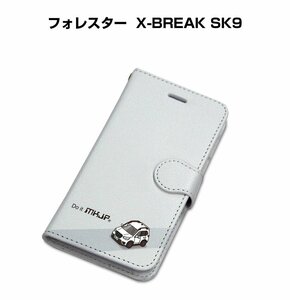 MKJP iPhoneケース 手帳型 スマホケース フォレスター X-BREAK SK9 送料無料