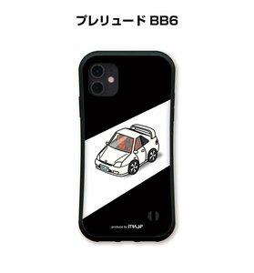 MKJP iPhoneケース グリップケース 耐衝撃 車好き プレゼント 車 プレリュード BB6 送料無料