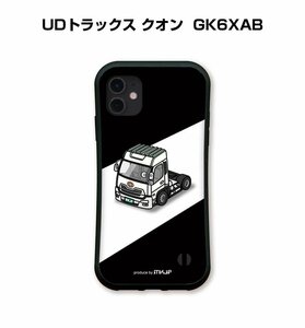 MKJP iPhoneケース グリップケース 耐衝撃 車好き プレゼント 車 UDトラックス クオン GK6XAB 送料無料