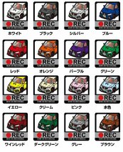 MKJP ドラレコステッカー録画中 ピクシスメガ LA700A 送料無料_画像2