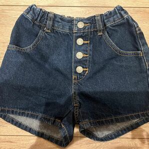 GU デニムショートパンツ 110サイズ