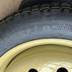 マークX GRX120 クラウン GRS180 スペアタイヤ 4T PCD114.3 5穴 bridgestone T155/70D17 応急 テンパー 未使用の画像6